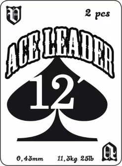 Vision ACE Tapered Leader 12ft - 2 Pieces