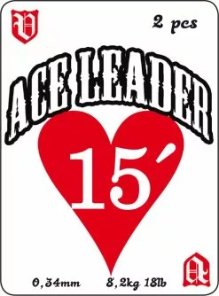 Vision ACE Tapered Leader 15ft - 2 Pieces