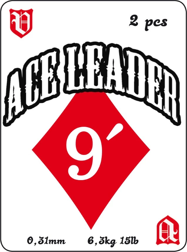 Vision ACE Tapered Leader 9ft - 2 Pieces 1 Vision ACE Tapered Leader 9ft - 2 Pieces