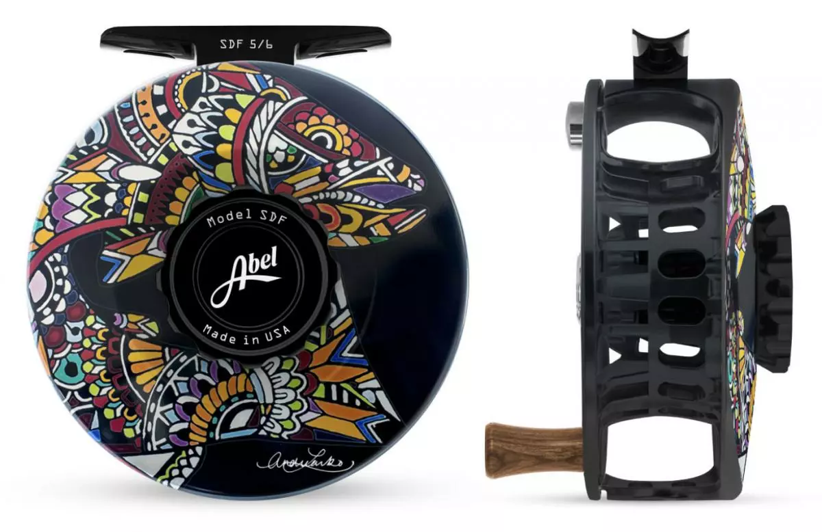 Abel SDF Solid Larko Brown Trout #5/6 Reel 1 Abel SDF Solid Larko Brown Trout #5/6 Reel