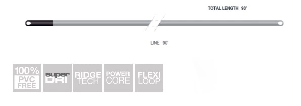 Airflo Ridge Extreme Running Line Floating Power Core Grey 2 Airflo Ridge Extreme Running Line Floating Power Core Grey - Afbeelding 2
