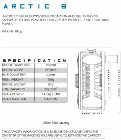 Alfa Arctic Reel Lime Green 25 Alfa Arctic Reel Lime Green -Droge vliegen Winkel Alfa Arctic Reel Lime Green ALFAARCTLG XXX arctic reel specs 9