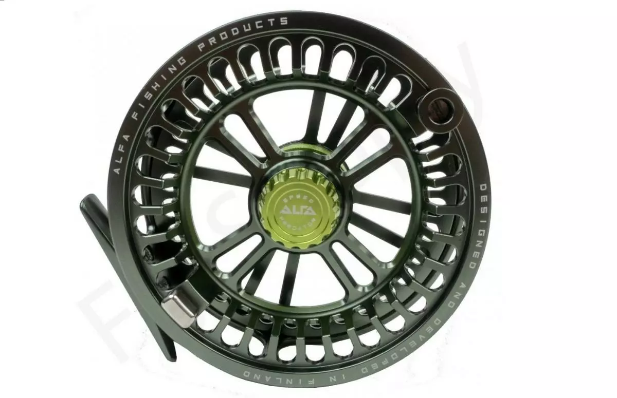 Alfa Arctic Speed Fly Reel Gun Smoke 5 Alfa Arctic Speed Fly Reel Gun Smoke - Afbeelding 5