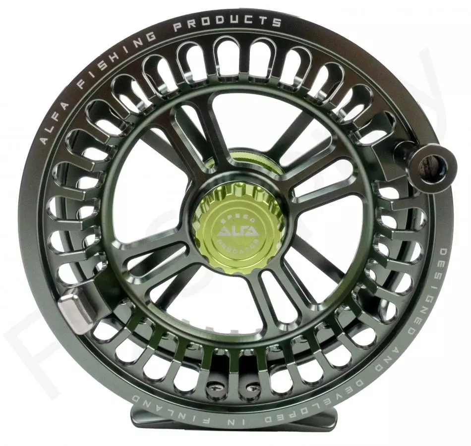 Alfa Arctic Speed Fly Reel Gun Smoke 6 Alfa Arctic Speed Fly Reel Gun Smoke - Afbeelding 6