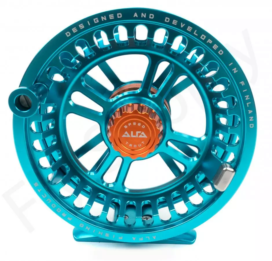 Alfa Arctic Speed Fly Reel Teal Blue 6 Alfa Arctic Speed Fly Reel Teal Blue - Afbeelding 6