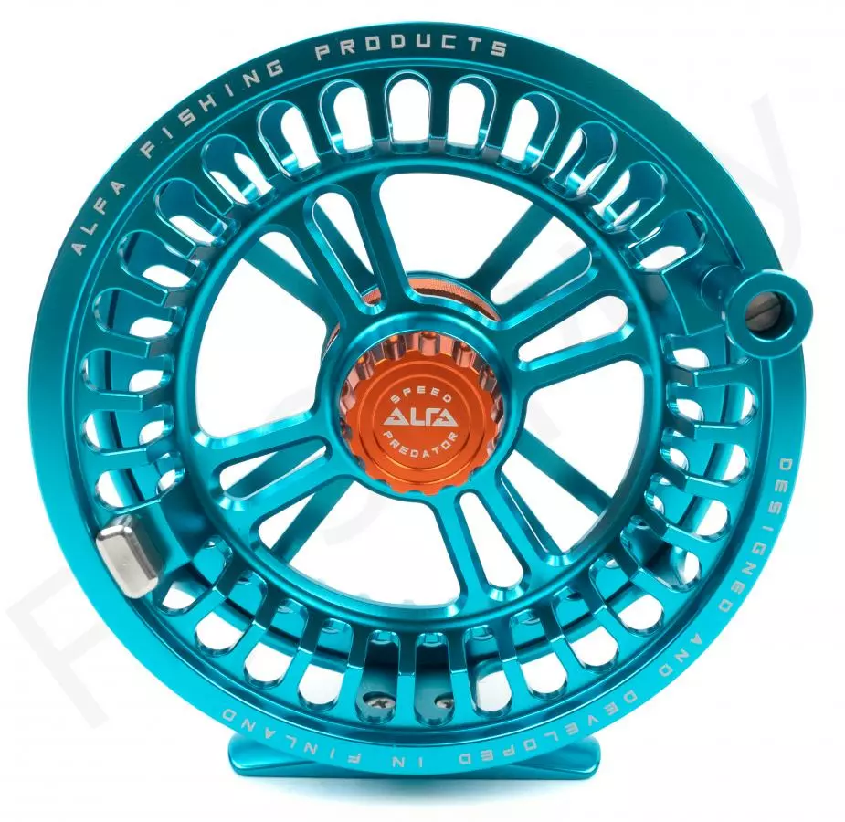Alfa Arctic Speed Fly Reel Teal Blue 4 Alfa Arctic Speed Fly Reel Teal Blue - Afbeelding 4