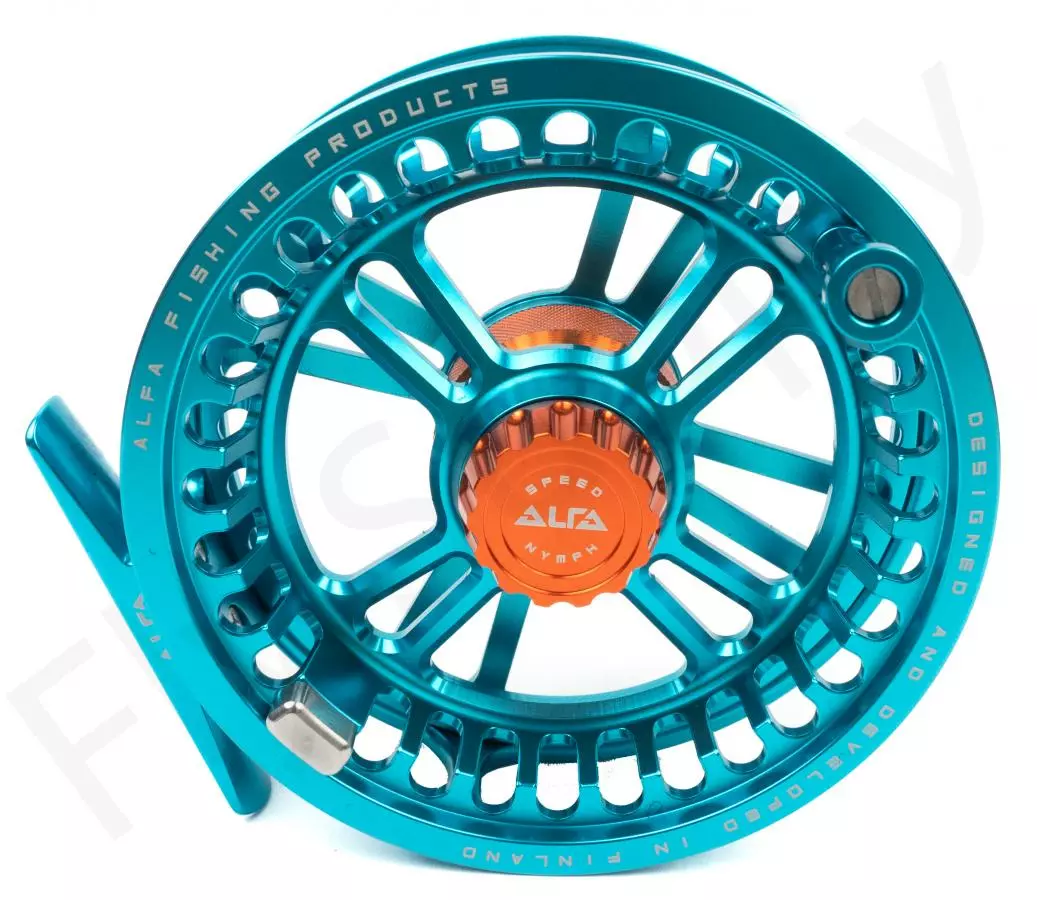 Alfa Arctic Speed Fly Reel Teal Blue 3 Alfa Arctic Speed Fly Reel Teal Blue - Afbeelding 3