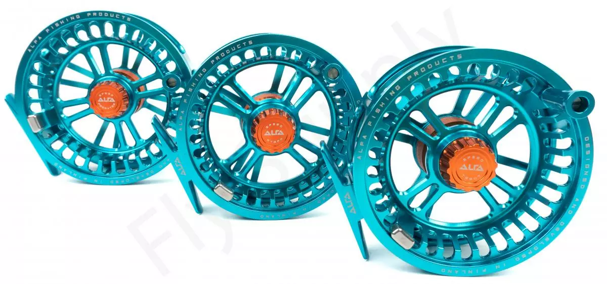 Alfa Arctic Speed Fly Reel Teal Blue 1 Alfa Arctic Speed Fly Reel Teal Blue