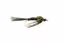 Euro Flies Brass Pheasant Tail Black #16