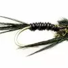 Euro Flies Brass Pheasant Tail Black #18