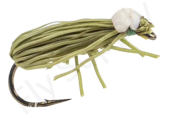 Euro Flies Deckon Beetle Olive #16 1 Euro Flies Deckon Beetle Olive #16