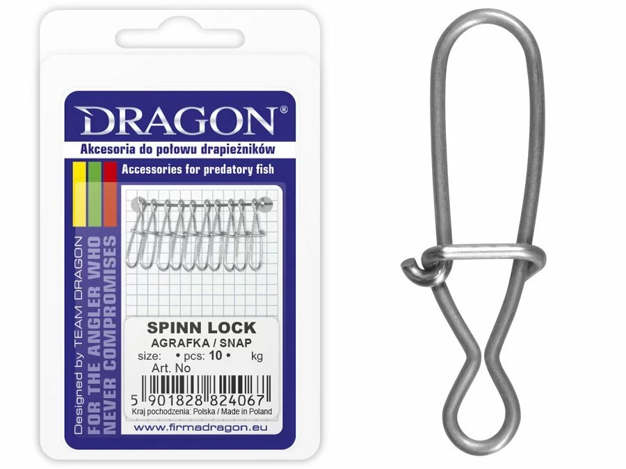 Dragon Spinn Lock Snap 10pc 1 Dragon Spinn Lock Snap 10pc