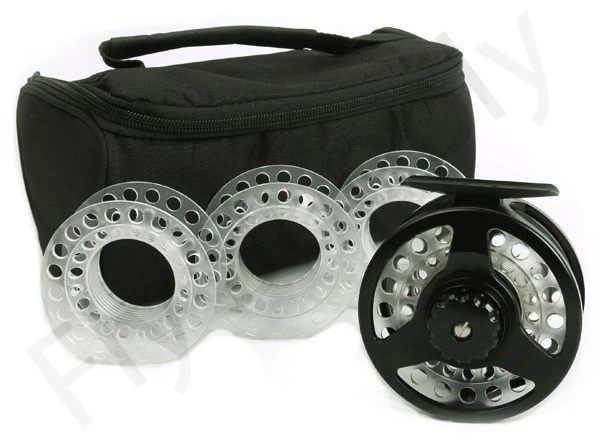 Euro Flies Cassette Black Reel Incl 4 Spare Spools 1 Euro Flies Cassette Black Reel Incl 4 Spare Spools