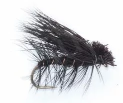 Euro Flies Elk Hair Caddis Black #12
