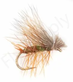 Euro Flies Elk Hair Caddis Olive #14