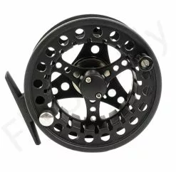 Euro Flies Large Arbour Reel Black