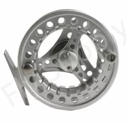 Euro Flies Large Arbour Reel Silver