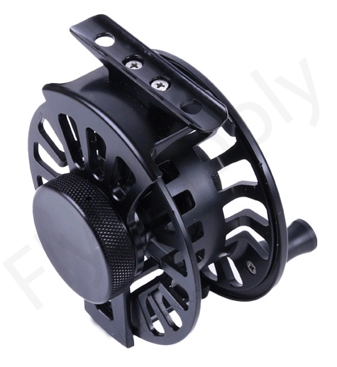 Euro Flies Open Frame Large Arbour Reel Black 5 Euro Flies Open Frame Large Arbour Reel Black - Afbeelding 5