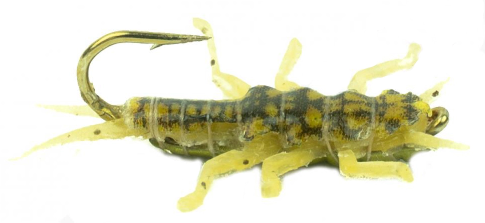 Euro Flies Stone Fly Jig Yellow #12 2 Euro Flies Stone Fly Jig Yellow #12 - Afbeelding 2