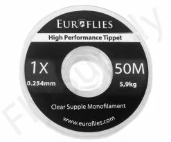 Euro Flies Supple Co-Polymer Tippet Spool 50mtr 12 Euro Flies Supple Co-Polymer Tippet Spool 50mtr -Droge vliegen Winkel Euro Flies Supple Co Polymer Tippet Spool 50mtr EF SUP50TIPPET XX 1x