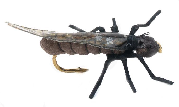 Euro Flies True Stone Fly Little Black #14 1 Euro Flies True Stone Fly Little Black #14