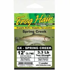 Frog Hair Spring Creek Leader 12 Ft