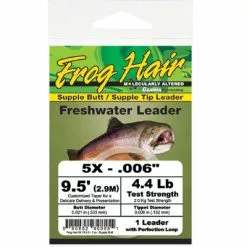 Frog Hair Supple Butt Fresh Water Leader 9,5 Ft