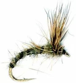 Fulling Mill Deer Hair Emerger Hares Ear #14