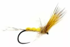 Fulling Mill Foam Bodied Yellow May Dun Barbless #15