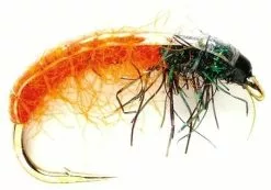 Fulling Mill Glister Grub Orange #10