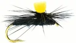 Fulling Mill Hi-Vis Para Black Gnat #16