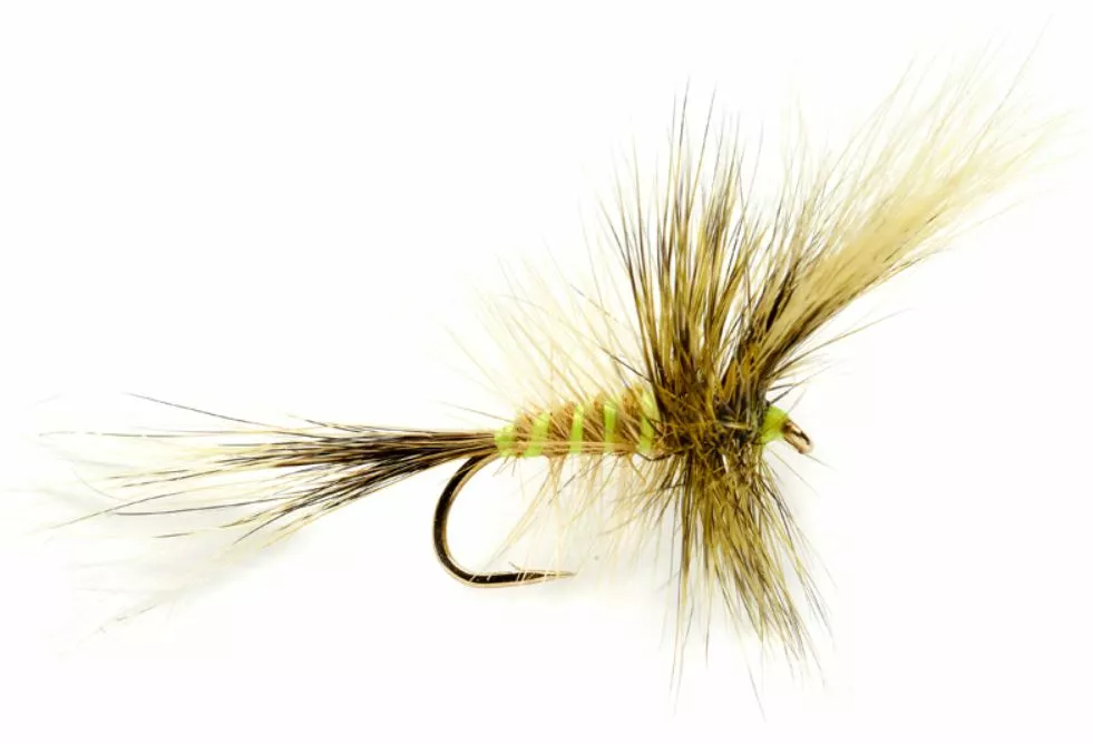 Fulling Mill McPhail Big Wave Olive Wulff #10 1 Fulling Mill McPhail Big Wave Olive Wulff #10