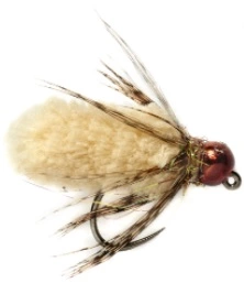 Fulling Mill Mop Fly Beige Barbless #14
