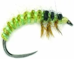 Fulling Mill Oliver Edwards Ryacophila Larva Barbless #14