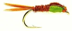 Fulling Mill Pheasant Tail Green Thorax #12