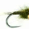 Fulling Mill SR Skinny Quill Olive Nugget Barbless #18