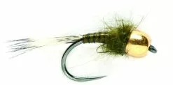 Fulling Mill SR Skinny Quill Olive Nugget Barbless #18