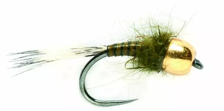 Fulling Mill SR Skinny Quill Olive Nugget Barbless #18 1 Fulling Mill SR Skinny Quill Olive Nugget Barbless #18