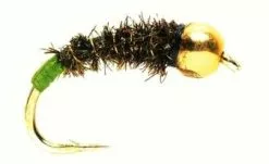 Fulling Mill Stick Fly Green Gold Nugget #12