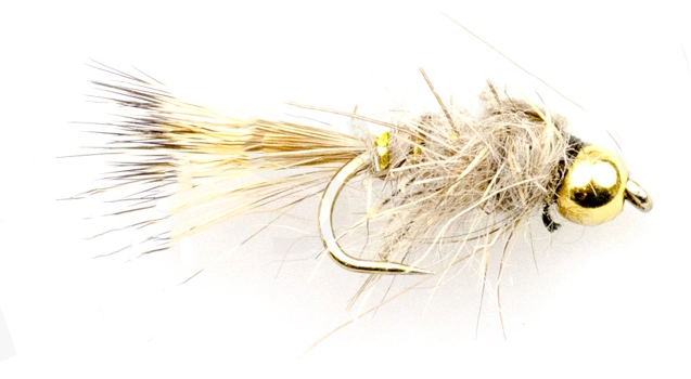 Euro Flies Hares Ear Natural Goldbead #14 1 Euro Flies Hares Ear Natural Goldbead #14