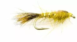 Euro Flies Hares Ear Nymph Olive #12