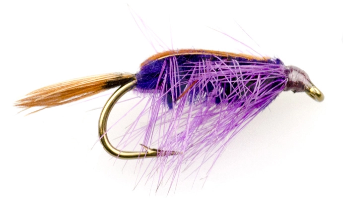 Euro Flies Mini Wiggler Purple #10 1 Euro Flies Mini Wiggler Purple #10