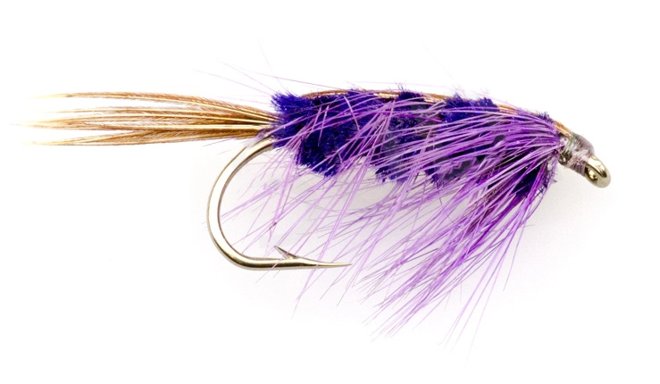 Euro Flies Mini Wiggler Purple #8 1 Euro Flies Mini Wiggler Purple #8