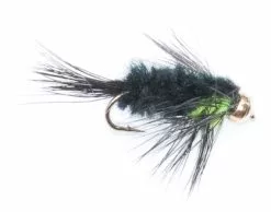 Euro Flies Montana Nymph Green Goldbead #14