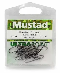 Mustad Stay Lock Snap -Droge vliegen Winkel Mustad Stay Lock Snap FM SLS XXX staylocksnap2