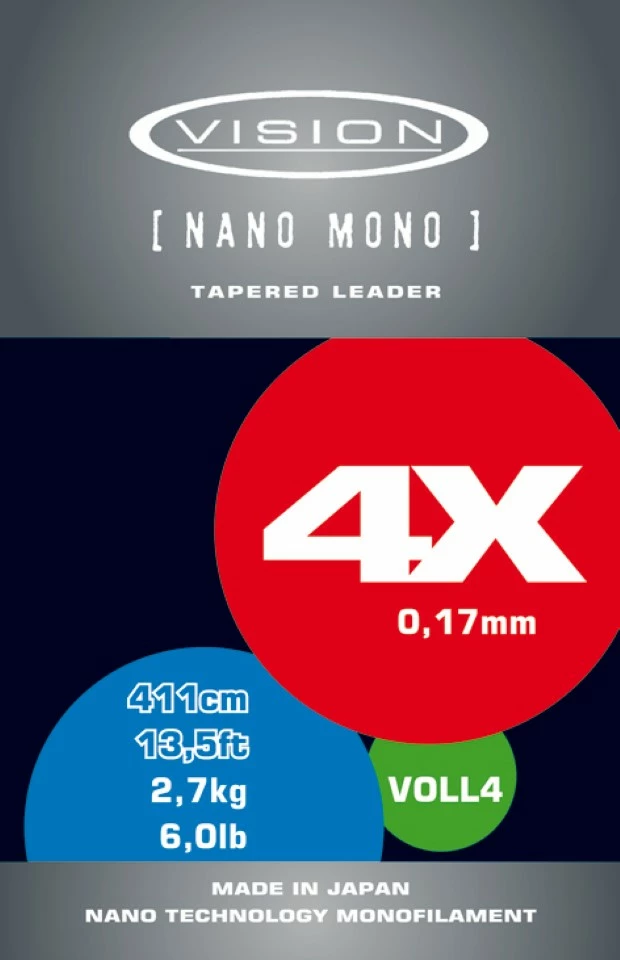 Vision Nano Mono 13,5ft Leader 1 Vision Nano Mono 13,5ft Leader