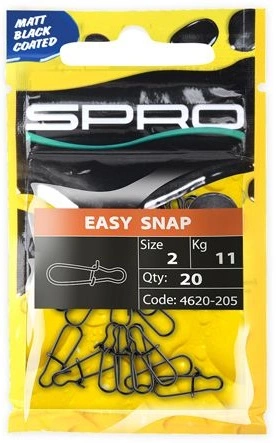 SPRO Matte Black Easy Snap 2 SPRO Matte Black Easy Snap - Afbeelding 2