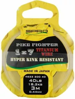 SPRO Pike Fighter 1x7 Titanium Wire Hyper Kink Resistant