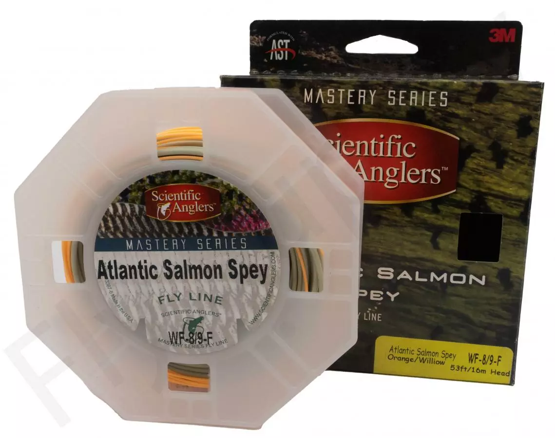 Scientific Anglers Mastery Atlantic Salmon Spey Orange/Willow Floating 1 Scientific Anglers Mastery Atlantic Salmon Spey Orange/Willow Floating