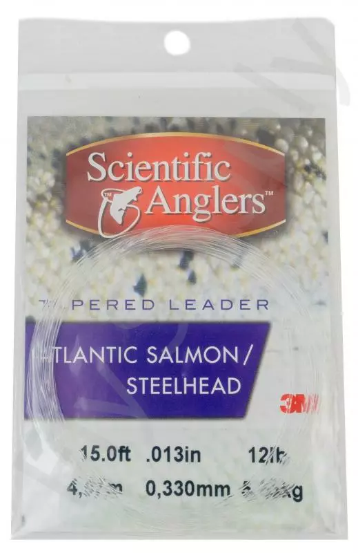 Scientific Anglers Salmon Leader 15ft 1 Scientific Anglers Salmon Leader 15ft